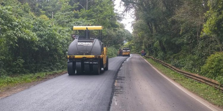Obras e intervenções na ERS-135 requerem atenção redobrada de motoristas na semana Farroupilha