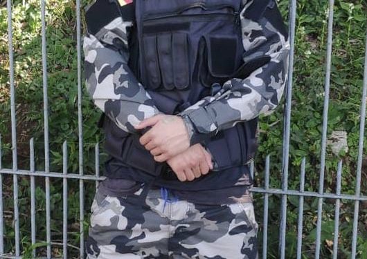 Criminoso é preso usando farda semelhante à da BM em Erechim
