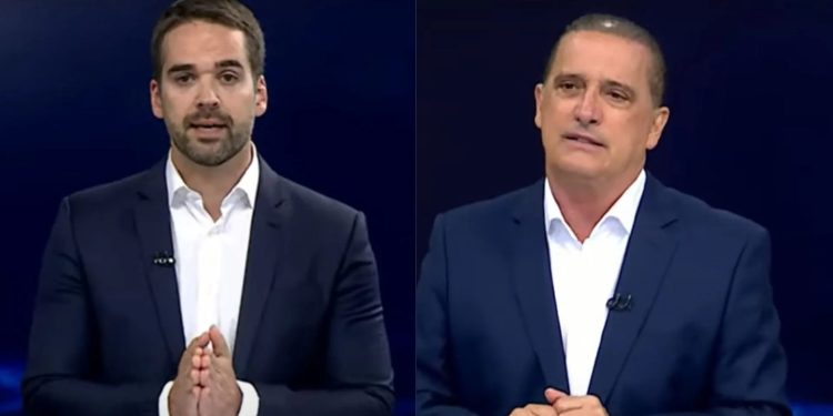 Primeiro debate do segundo turno é marcado por troca de acusações entre Onyx Lorenzoni e Eduardo Leite