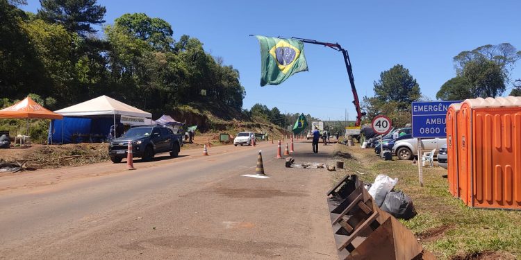 Trânsito está liberado na ERS 135 em Erechim