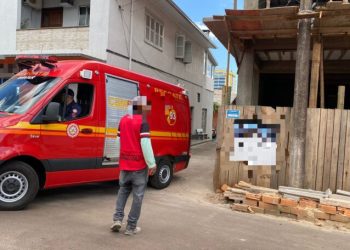 Trabalhador morre ao cair de terceiro andar de prédio em Getúlio Vargas