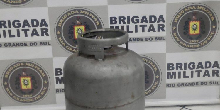 Ladrão é preso pela polícia após furtar botijão de gás no Bela Vista em Erechim