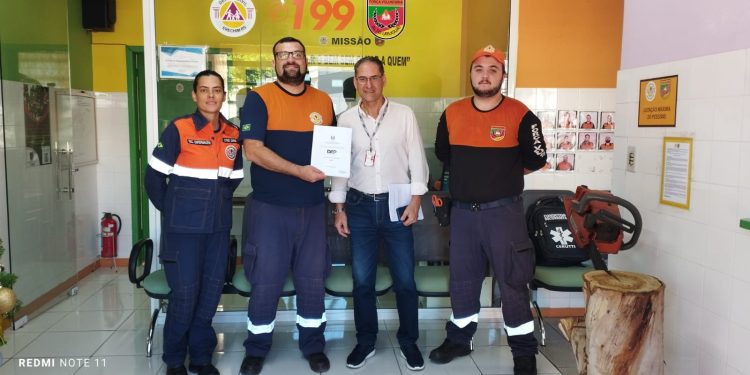 Defesa Civil recebe Plano de Emergência da direção do aeroporto de Erechim