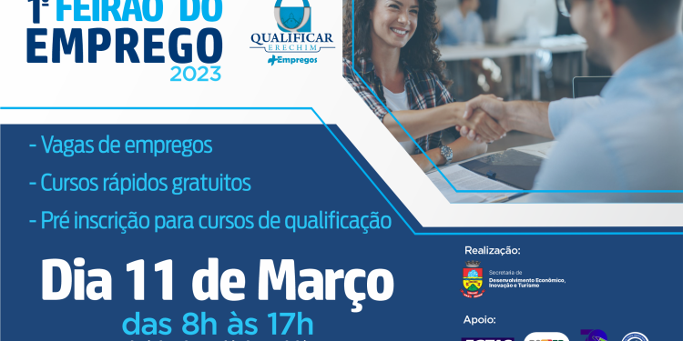 Empresas podem se inscrever para participar do 1º Feirão do Emprego 2023