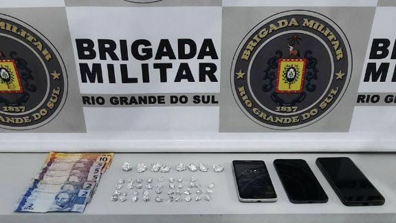 Brigada Militar prende homem por tráfico de drogas em Erechim