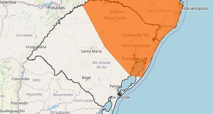 Semana começa com chuva e deve terminar com geada no Rio Grande do Sul