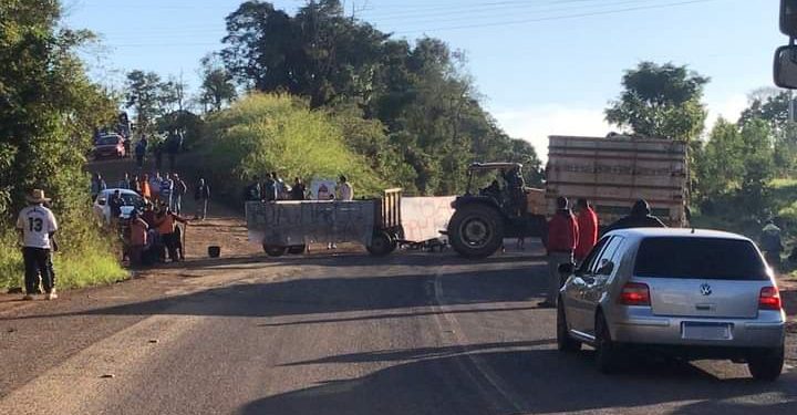 Indígenas trancam rodovias no Norte do Estado em protesto à votação do Marco Temporal