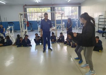 Crianças do Projeto AABB Comunidade desenvolvem atividades na URI 