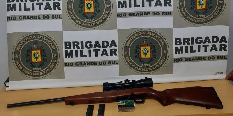 BM apreende arma de fogo utilizada em ameaça em Barão de Cotegipe