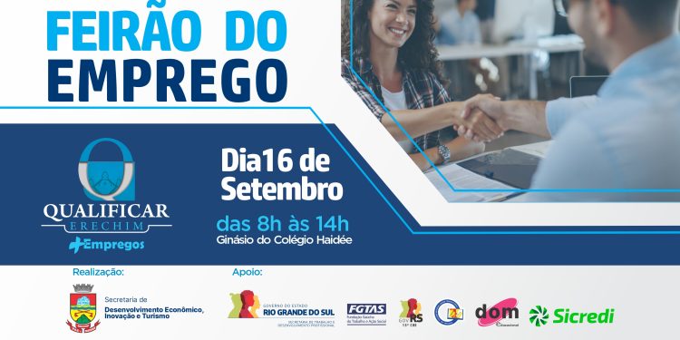 Prefeitura promove mais um Feirão do Emprego no dia 16 de setembro