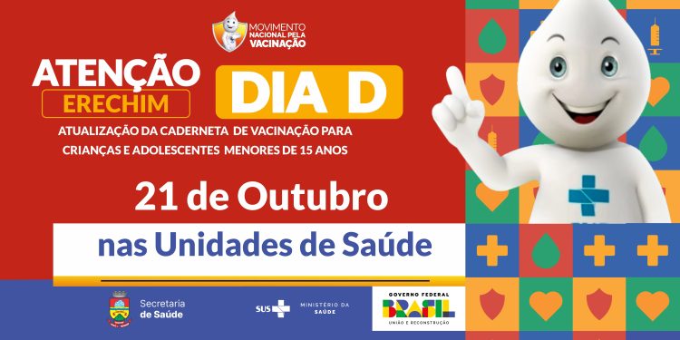 Dia D da Campanha de Multivacinação é neste sábado
