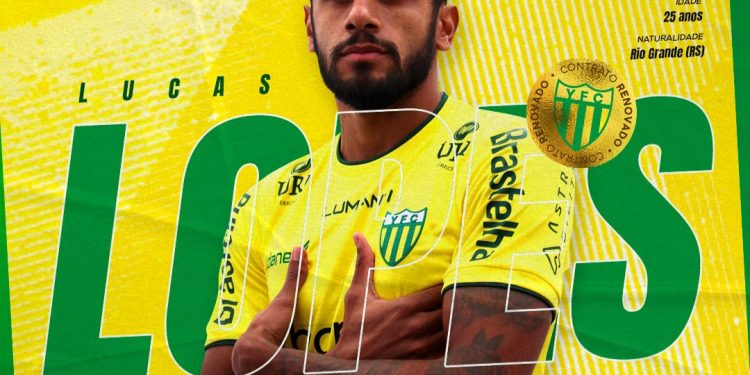Lateral direito Lucas Lopes renova com o Ypiranga e permanecerá em Erechim para temporada de 2024
