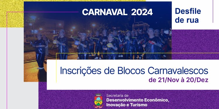 Município vai retomar Desfile de Rua no Carnaval 2024