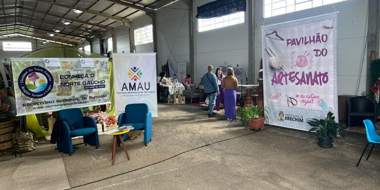 Pavilhão do Artesanato reúne muita criatividade e talentos na Expo Erechim 2023