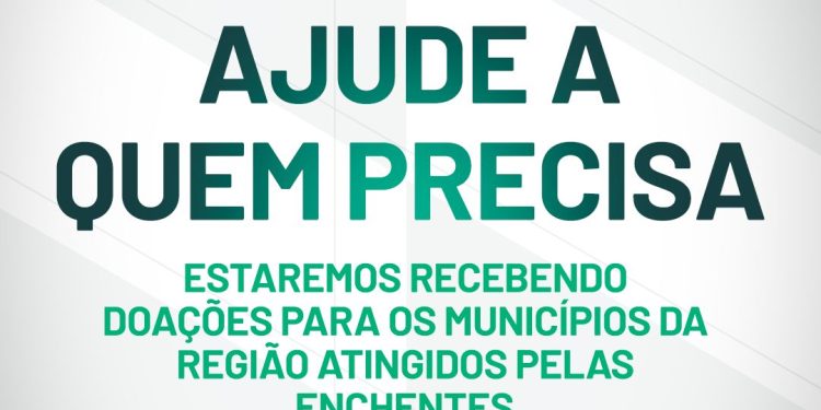 ACCIE em parceria com o Mesa Brasil lança campanha para ajudar municípios atingidos pela chuva