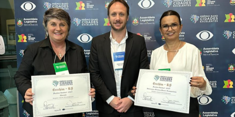 Erechim é premiada em duas categorias Governança, Eficiência Fiscal e Transparência e Educação
