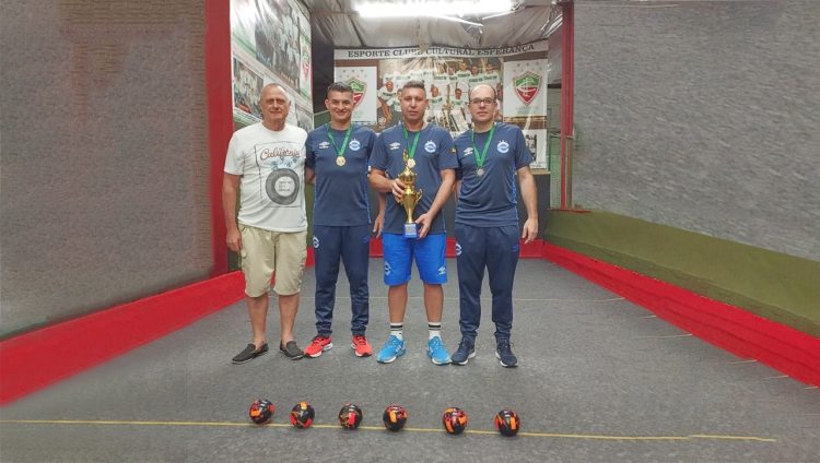 Confira os vencedores do Municipal de Bocha Trio Masculino