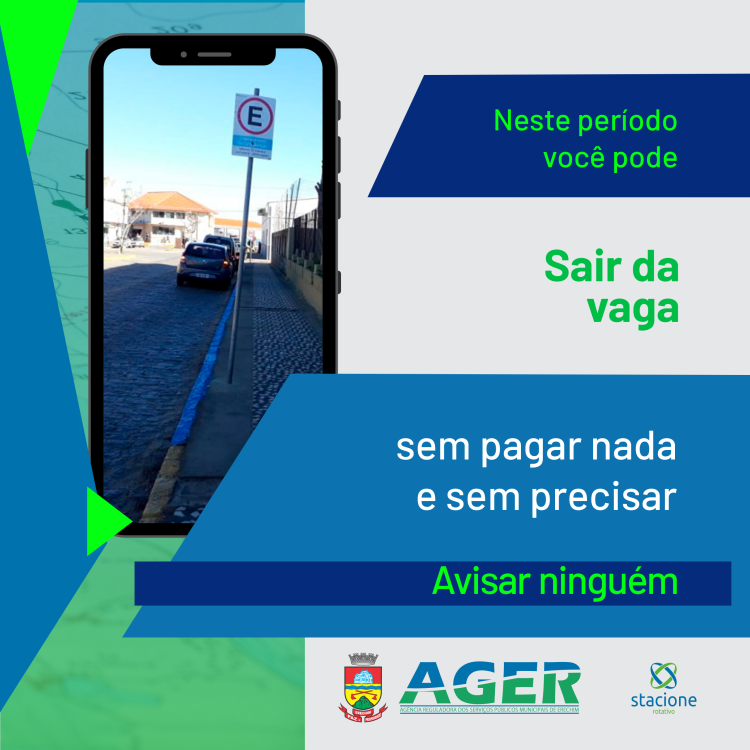 Atenção: Prefeitura, AGER e concessionária definem alterações em regras do Estacionamento Rotativo
