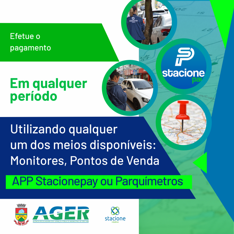 Atenção: Prefeitura, AGER e concessionária definem alterações em regras do Estacionamento Rotativo