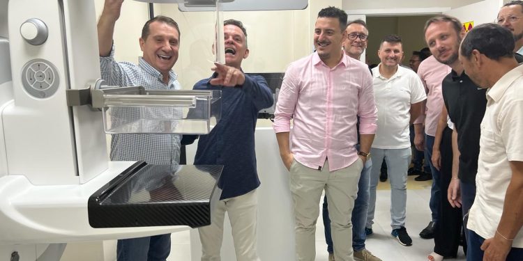 Avanço com novos equipamentos entregues para o Santa Terezinha