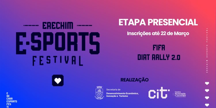 Inscrições abertas para etapa presencial do Erechim E-sports Festival 2024