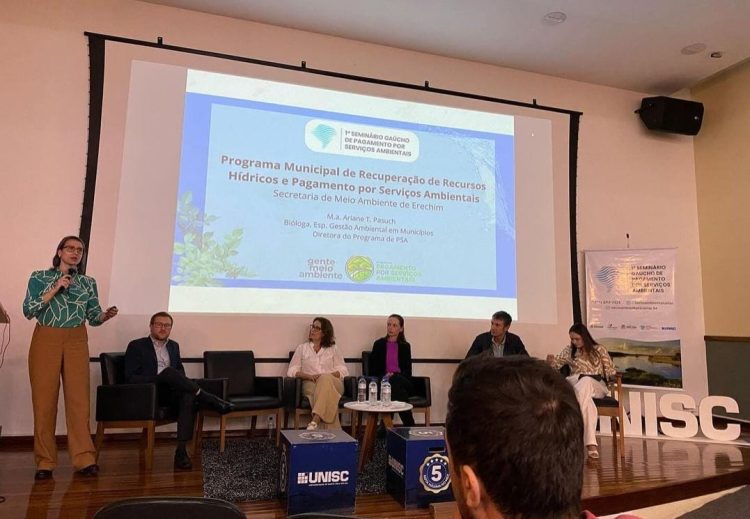 Programa de Pagamento por Serviços Ambientais de Erechim é case de sucesso em evento estadual