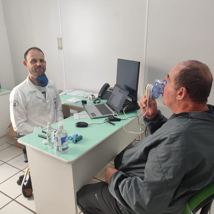 Secretaria de Saúde realiza mutirão de prova de função pulmonar