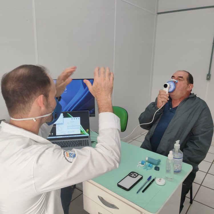 Secretaria de Saúde realiza mutirão de prova de função pulmonar