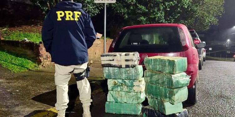 PRF prende traficante com mais de 200 quilos de maconha em Erechim