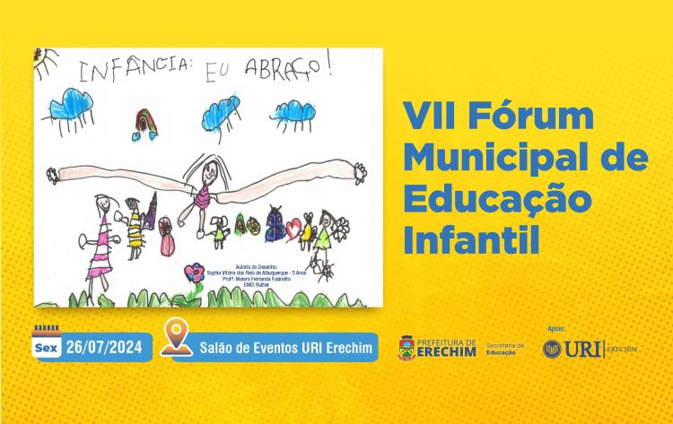 VII Fórum Municipal de Educação Infantil acontece na próxima sexta-feira