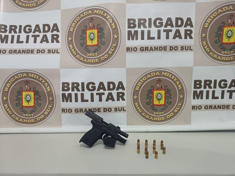 BM prende homem por cumprimento de Mandado e apreende arma de fogo em Erechim