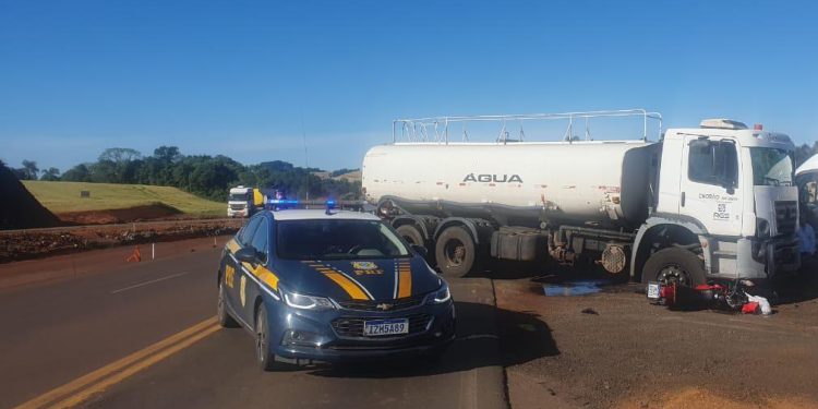 Homem de 55 anos morre em acidente na BR 153 em Erechim