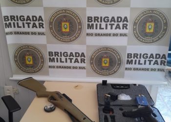 Brigada Militar apreende arma de fogo em Áurea