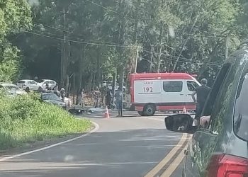 Motociclista perde a vida em grave acidente na RS 420 entre Erechim e Aratiba