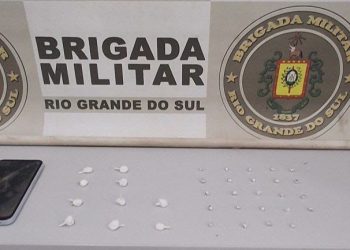 Brigada Militar efetua prisão de homem por tráfico de entorpecentes em Cruzaltense