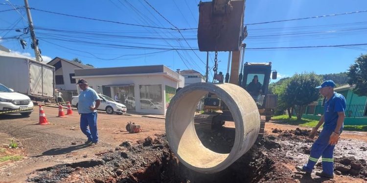 Prefeitura de Erechim investe em prevenção a alagamentos com 17 km de novas tubulações nos últimos quatro anos