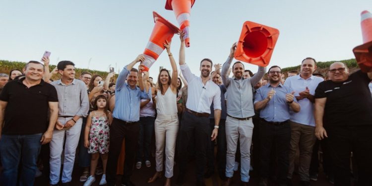 Governador inaugura pavimentação do acesso municipal de Cruzaltense