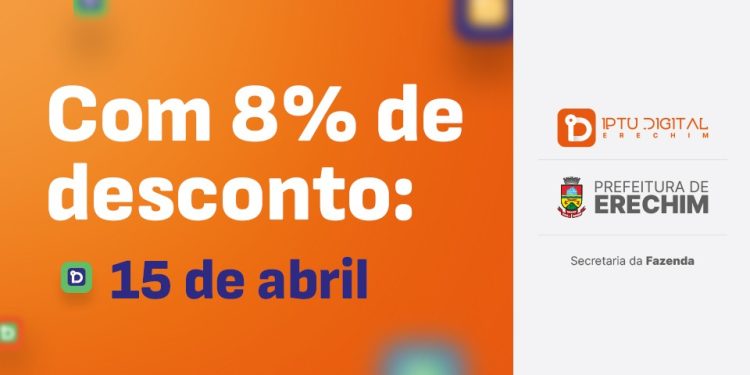Parcela única com 8% de desconto no IPTU 2025 está disponível no site da Prefeitura