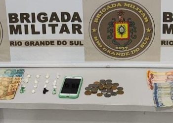 Barreira policial intercepta traficante a caminho de entrega em Gaurama