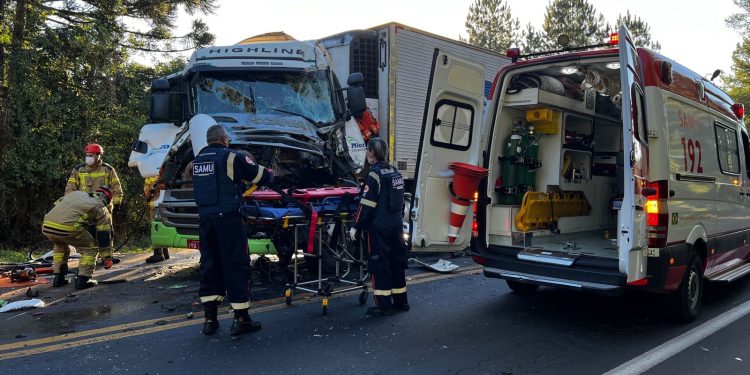 Grave acidente de trânsito é registrado na ERS-135, em Getúlio Vargas