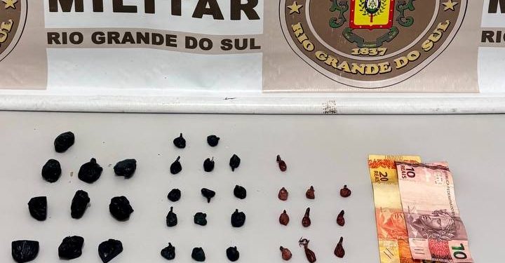 Brigada Militar prende homem por tráfico de drogas em Erechim