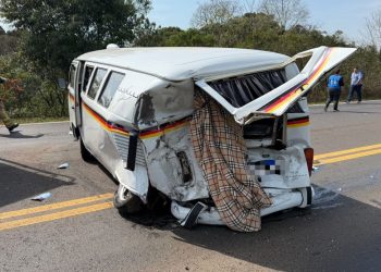 Grave acidente de trânsito é registrado na ERS-135, em Getúlio Vargas