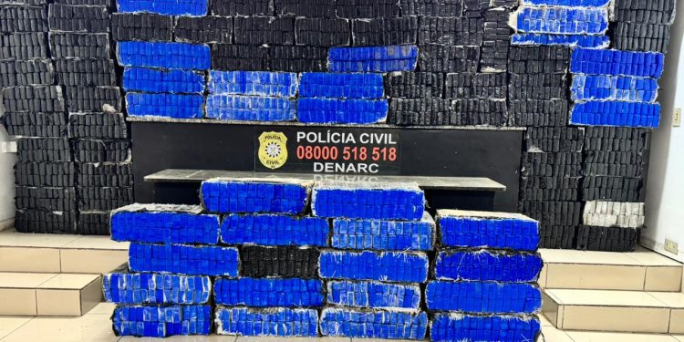 Em operação conjunta, Polícia Civil e PRF apreendem 1,5 tonelada de maconha em Erechim