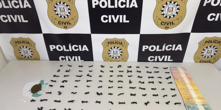 Dupla é presa em flagrante pela Polícia Civil em ação contra o tráfico em Erechim