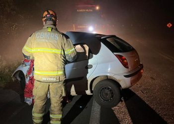 Colisão entre carro e ônibus deixa morador de Sarandi morto na BR 386