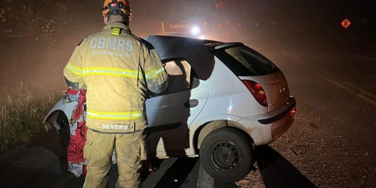 Colisão entre carro e ônibus deixa morador de Sarandi morto na BR 386