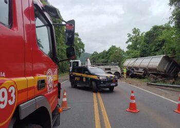 Homem morre em grave acidente que envolveu quatro veículos na BR-386, em Marques de Souza