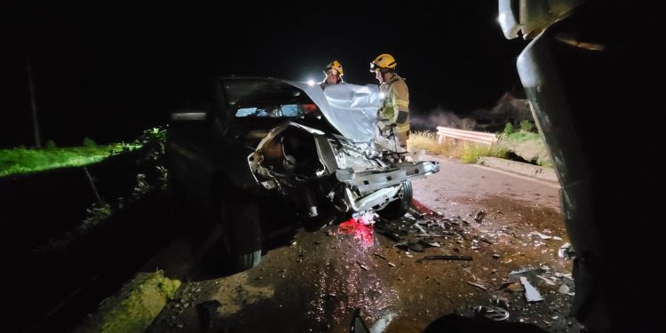 Colisão entre carro e caminhão deixa uma vítima fatal na estrada que liga Barra do Rio Azul a Aratiba