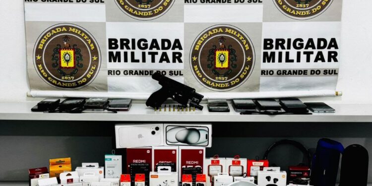 Brigada Militar prende cinco suspeitos após roubo a comércio em São Valentim