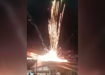 Bombeiros não foram informados sobre queima de fogos em Estação, diz comandante